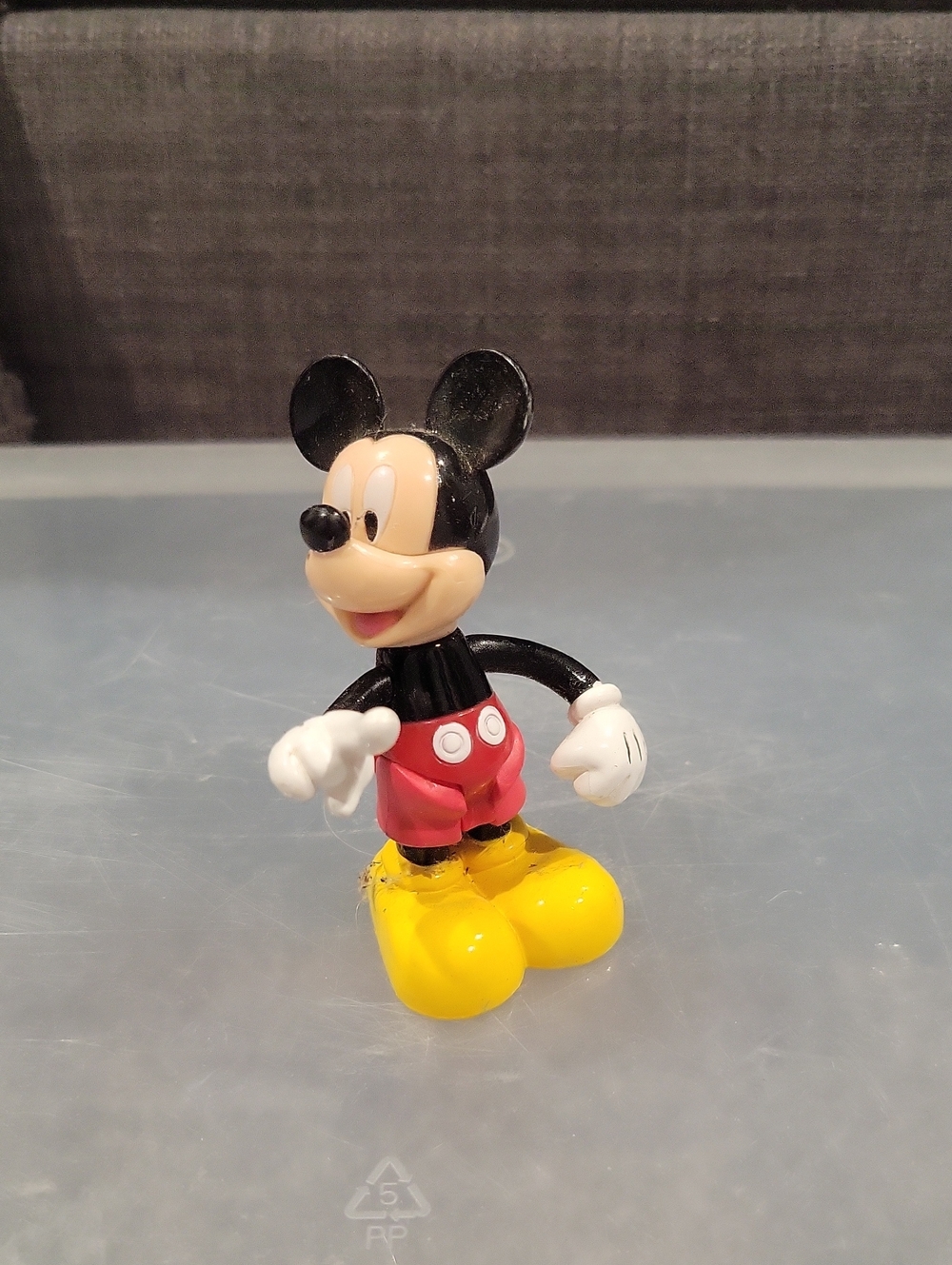 Disney Classic Mickey Mouse Figurine in Black, Red & Yellow